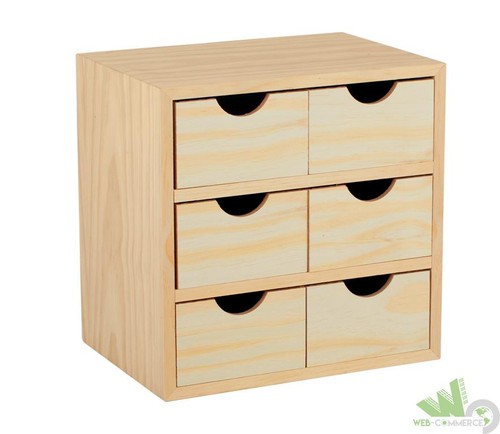 Cassettiera mini cassetti - 6,